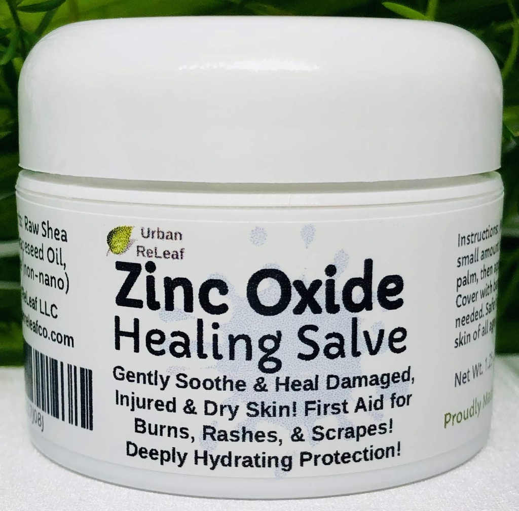 Αστικός ψευδάργυρος Releaf Salve! Μαλακά Soothe & Protect κατεστραμμένο, τραυματισμένο & ξηρό δέρμα! Πρώτες Βοήθειες, Μπερνς, Ρας, Σκραπς! Βαθιά Ενυδατική Προστασία. 100% φυσικό! Ήρεμη λεπτή επιδερμίδα όλων των ηλικιών.