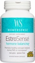 WomenSense EstroSense by Natural Factors, Φυσικό συμπλήρωμα για την υποστήριξη της ισορροπίας οιστρογόνων και ορμονών Κατά τη διάρκεια PMS ή εμμηνόπαυση, Vegan, μη GMO, 60 κάψουλες