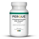 PERQUE Energized Double Zinc Guard 100 Tabs – Διπλό-Form συμπλήρωμα ψευδάργυρου με Picolinate & Κιτρικό – Υποστηρίζει ανοσοποιητικό, δέρμα & Κυτταρική Υγεία – Υψηλής Απορρόφησης, Μη-ΓΤΟ, Χωρίς Γλουτένη Φόρμουλα – 100ct