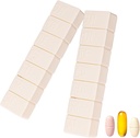 2Pack Weekly Pill Organizer,Extra Large 7 Days Pill Cases Travel Daily Pill Box για το ιχθυέλαιο, τα δισκία ασβεστίου συμπληρώματα και άλλα χάπια βιταμίνης
