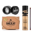 NATURAL SHILAJIT Resin - 20 Gram Shilajit Συμπλήρωμα με Fulvic Acid & Trace Minerals - Shilajit Honey Sticks 30 Count