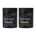 Sports Research Hydrate Electrolytes Powder - Sugar-Free & Φυσικά Γεύση με Βιταμίνες, Ορυκτά και Νερό καρύδας - Υποστηρίζει Ενυδάτωση - Πάθος Φρούτα & Λεμόνι