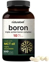 Boron 10mg, 300 Softgels με λάδι MCT 