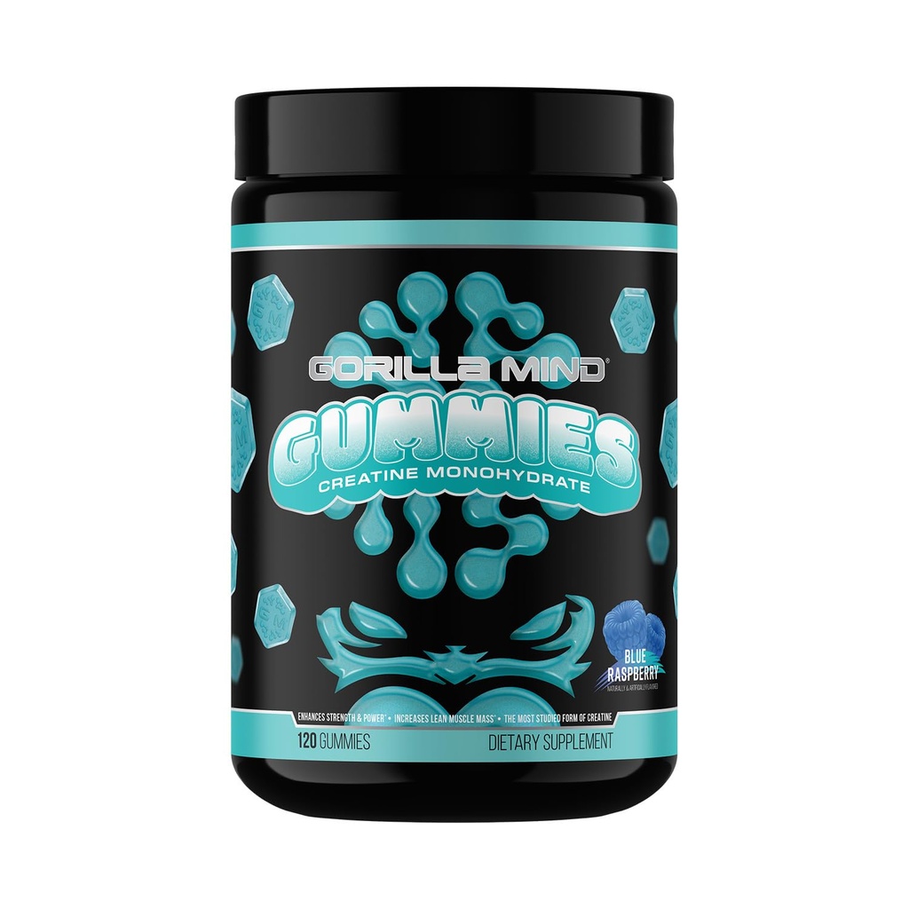 Gorilla Mind Creatine Gummies - Third-party HPLC Tested 