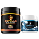 Gorilla Mode Προ προπόνησης (BlackBerry Lemonade) + HydroPrime Glycerol Pre Workout - Πλήρης στοίβα για υπερ-Υδρώσεις, αντλία, δύναμη, αντοχή, και θερμορύθμιση