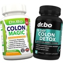 Καθαριστής του παχέος εντέρου Detox για απώλεια βάρους - 15 ημέρες εντερικά χάπια καθαρισμού & προβιοτικά - γρήγορη δράση φυσικό Laxative για ανακούφιση δυσκοιλιότητας - Bowel Movement Συμπληρώματα για Bloating στομάχου, υποστήριξη ούρων