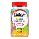 Centrum Kids Multivitamin Gummies, Tropical Punch Flavor Made With Natural Flavors, Stocking Stuffer, 150 Count, 150 Day Supply
