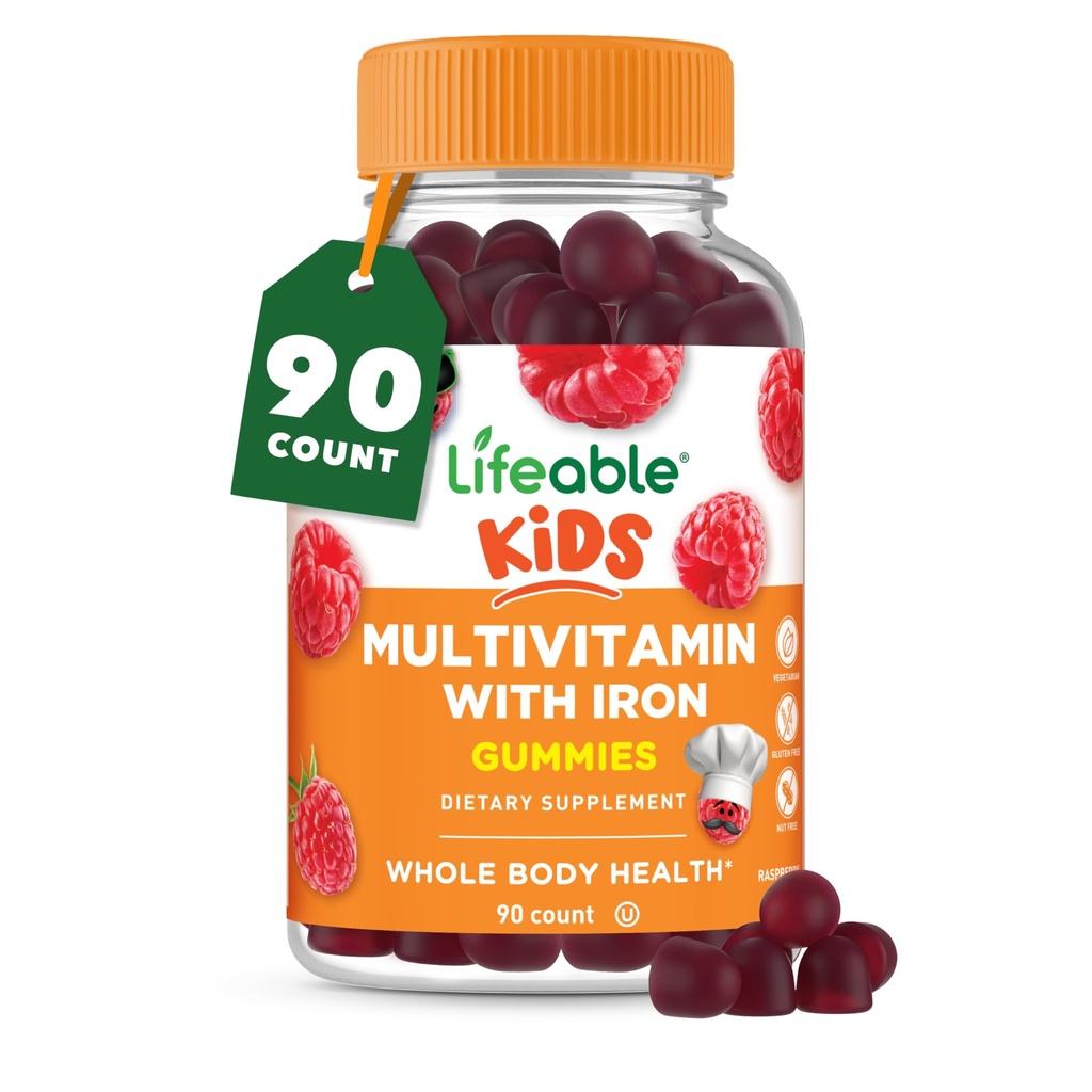 Ζωηρό παιδί πολυβιταμίνη με σίδηρο Gummies 