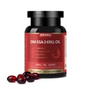 Έλαιο κριλ Ανταρκτικής 500 mg, Φωσφολιπίδια-Bound Omega-3, EPA, DHA, και Ασταξανθίνη - Εύκολα απορροφηθεί - Υποστηρίζει τον εγκέφαλο, την καρδιά, και κοινή υγεία - μη-GMO, χωρίς γλουτένη, 30 Softgels