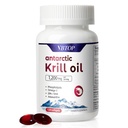 Έλαιο κριλ Ανταρκτικής 1200 mg ανά σερβίρισμα, 120 Quick Release Softgels με Omega-3 EPA DHA, Ασταξανθίνη & Φωσφολιπίδια, Mercury Free, Δεν Fishy Επίγευση για την Καρδιά, Joint & Brain Health