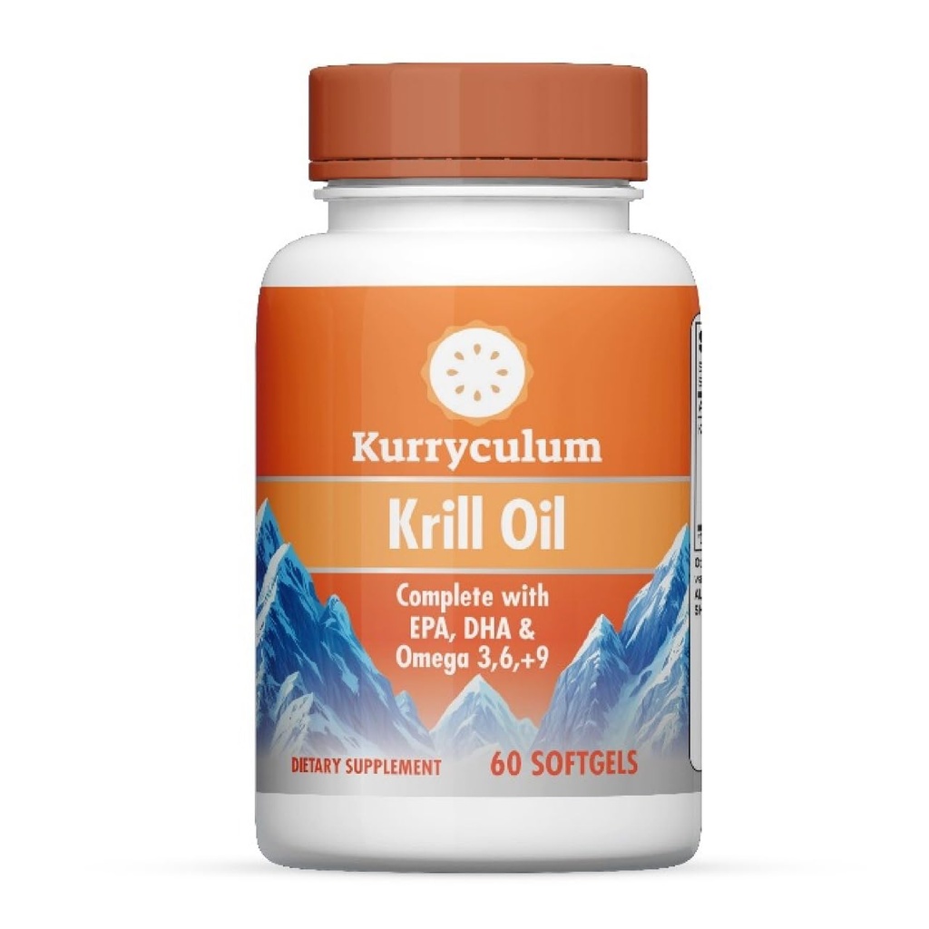Krill Oil 500 mg – Υψηλής ισχύος Omega-3 (EPA & DHA), χωρίς ρέψιμο Μοναδικά μικρά 60 Softgels, πλούσια σε ασταξανθίνη, με αειφόρο προέλευση, δοκιμή τρίτου μέρους