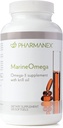 Pharmanex Marine Omega, Omega-3 λιπαρά οξέα & Krill Oil συμπλήρωμα, 1200mg DHA & EPA ανά υπηρεσία, 120 Softgels, Υποστηρίζει καρδιά, εγκέφαλο, κοινή, & γενική υγεία