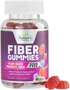 Φάιμπερ Gummies για ενήλικες, ζάχαρη δωρεάν καθημερινά 4g Gummy Fiber συμπλήρωμα, Prebiotic Gummy Digestive Health Support - Plant Based Soluble Chews, Prebiotics Υποστηρίζει την κανονικότητα και την πέψη - 60 Gummies