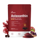 VivoNu Ασταξανθίνη 12mg Συμπληρώματα, 240 Softgels, Fresh Haematococcus Pluvialis 10 in 1 Ασταξανθίνη Αντιοξειδωτικά Συμπληρώματα, Υποστηρίζει τα μάτια, δέρμα, αρθρώσεις, εγκέφαλος, καρδιά & ανοσοποιητικό σύστημα Υγεία