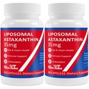 35mg συμπλήρωμα λιποσωμικής ασταξανθίνης - Ισχυρή αντιοξειδωτική υποστήριξη για το δέρμα, κοινή & οφθαλμική υγεία - Φυσική φόρμουλα κατά της γήρανσης με καθαρή ασταξανθίνη - Vegan, μη ΓΤΟ, 120 κάψουλες