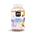 365 από το Whole Foods Market, Gummy Omega-3 Kids', Φυσικό άρωμα λεμονάδας σμέουρων, 120 Count
