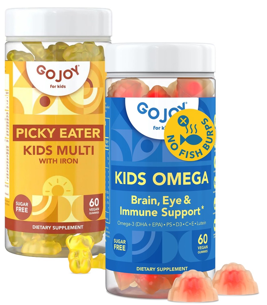 Παιδιά Ωμέγα 3 DHA & Πολυβιταμίνες Gummies με σίδηρο - Υποστήριξη για την ανάπτυξη παιδιών