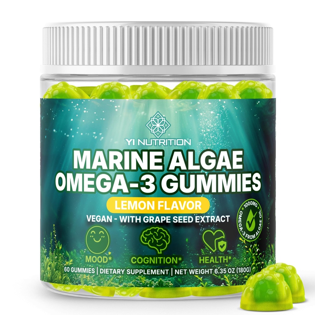 Marine Algae Omega 3 Gummies με 3400mg+ 