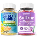 Vegan Omega-3 1000mg + Turmeric, Saffron Συμπληρώματα Gummies