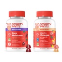 SmartyPants Kids Καθημερινή & Νυχτερινή Wellness Bundle: Πολυβιταμίνη + Gummys ύπνου με L-Θεανίνη, Λέμον Μπάλα & Μαγνήσιο – Χωρίς ναρκωτικά, Μη-Διατροφή Forming, 60 Count (Pack of 2)
