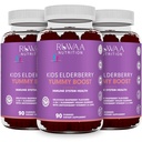 RUWAA NUTRITION Sambucus Elderberry Gummies for Kids with Zinc & Vitamin C: Αντιοξειδωτικό, Βιταμίνες Ανοσολογικής Υποστήριξης, Υποστηρίζει το ανοσοποιητικό σύστημα Υγεία: Χορτοφαγικά, Χωρίς Γλουτένη, Χωρίς Ζελατίνη (3)