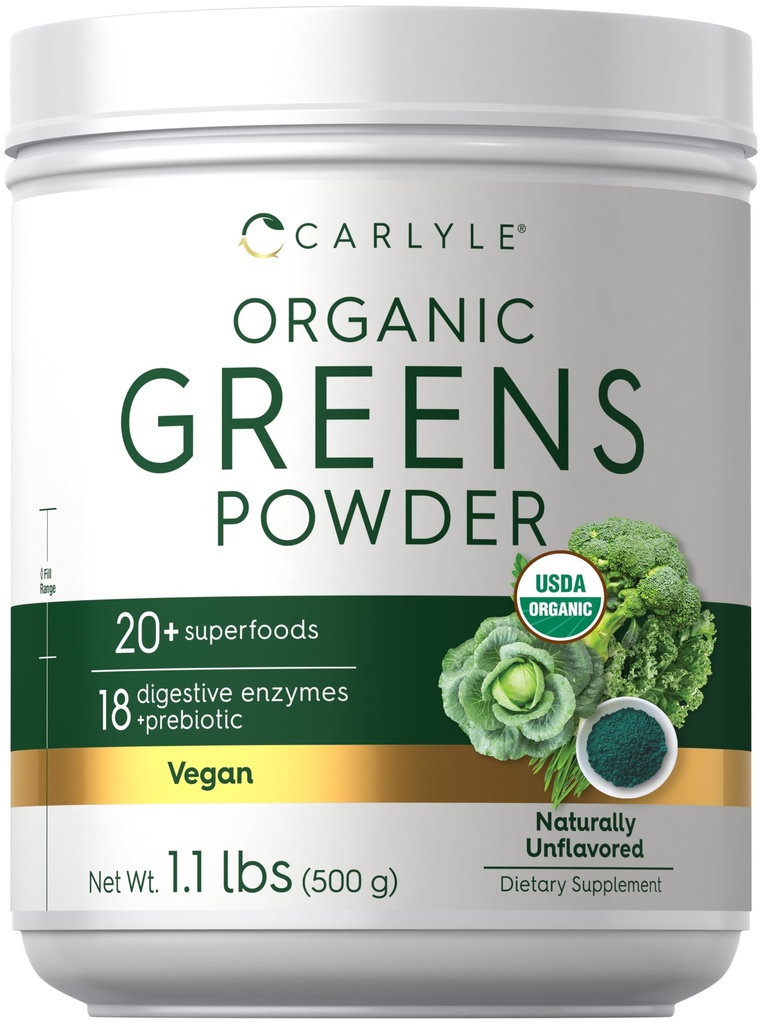 Carlyle Organic Greens Powder 