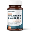 Ασταξανθίνη 24mg με Lycopene 50mg συμπλήρωμα, 100 κάψουλες χορτοφάγων, μη ΓΤΟ, Χωρίς γλουτένη