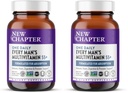 New Chapter Men’s Multivitamin 55+, Extra B6 & B12, D3, Ασταξανθίνη, Βιταμίνη C & Ψευδάργυρος, Ανοσοποιητικό, Καρδιά, Κυτταρική Ενέργεια, και Εγκεφαλική Υγεία, Απαλή στο Στομάχι, 1 Καθημερινή, Μη ΓΤΟ, 96 δισκία (Συσκευασία του 2)