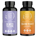 Happy Healthy Hippie Glow for It Aspaxanthin Supplement & Go with The Flow Perimenopause Συμπληρώματα για τις γυναίκες