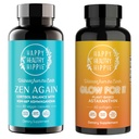 Happy Healthy Hippie Glow for It Aspaxanthin Supplement & Zen Ξανά Διευθυντής Κορτιζόλης
