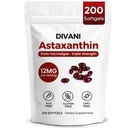 Divani Ασταξανθίνη, φυσική ασταξανθίνη, μη ΓΤΟ, χωρίς γλουτένη, χωρίς σόγια, καθημερινό μάτι, υποστήριξη δέρματος (1)