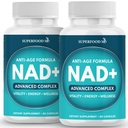 NAD+ συμπλήρωμα λιποσωμικής + ρεσβερατρόλη για γυναίκες & άνδρες, Ασταξανθίνη, CoQ10, άλφα λιποϊκό οξύ, πράσινο τσάι - 120 κόμης