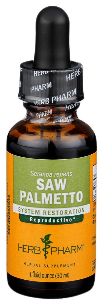 Herb Pharm Saw Palmetto Berry υγρό εκχύλισμα για υποστήριξη Prostate - 1 ουγγιά (DSAW01)