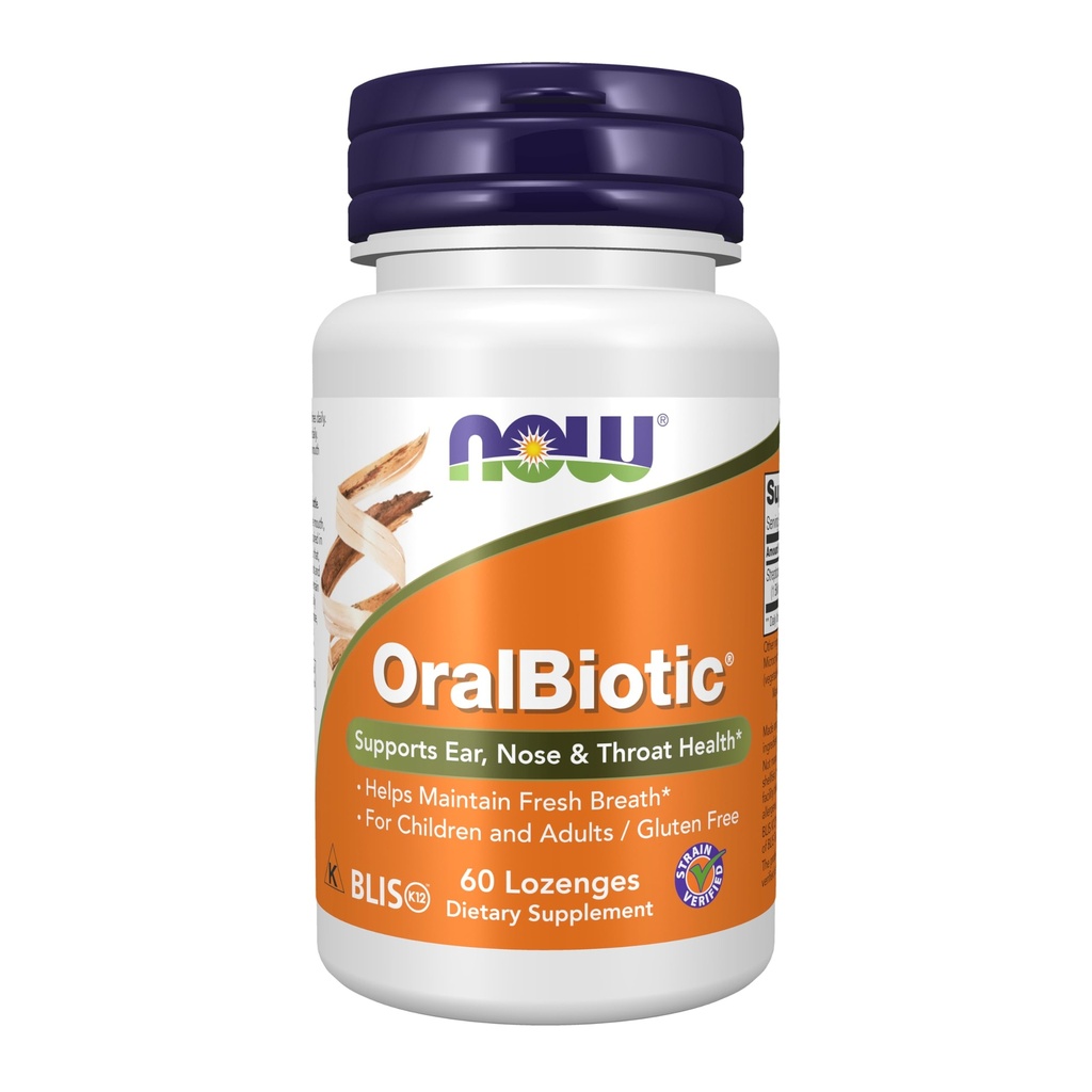 NOW OralBiotic,60 Lozenges