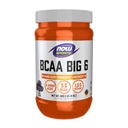 NOW Τρόφιμα Αθλητική Διατροφή, BCAA (Branched Chain Amino Acids) Big 6, Grape Flavor, 600 γραμμάρια
