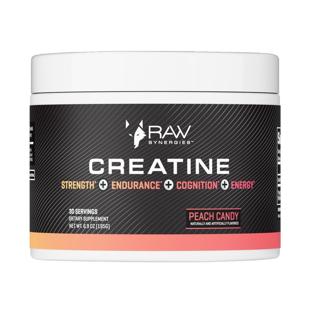 RAW Συνέργειες Creatine Ροδάκινο Κάντυ 30 σερβ
