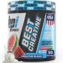 BPI Sports Best Creatine - Creatine Monohydrate Σκόνη για άνδρες και γυναίκες, Αλάτι Ιμαλαΐων - Δύναμη, Αντλία, μυϊκή ανάπτυξη, Μύες Ορισμός - Όχι Μπλόατ - Νερό Cooler - 50 μερίδες - 10.58 Ουγγιά