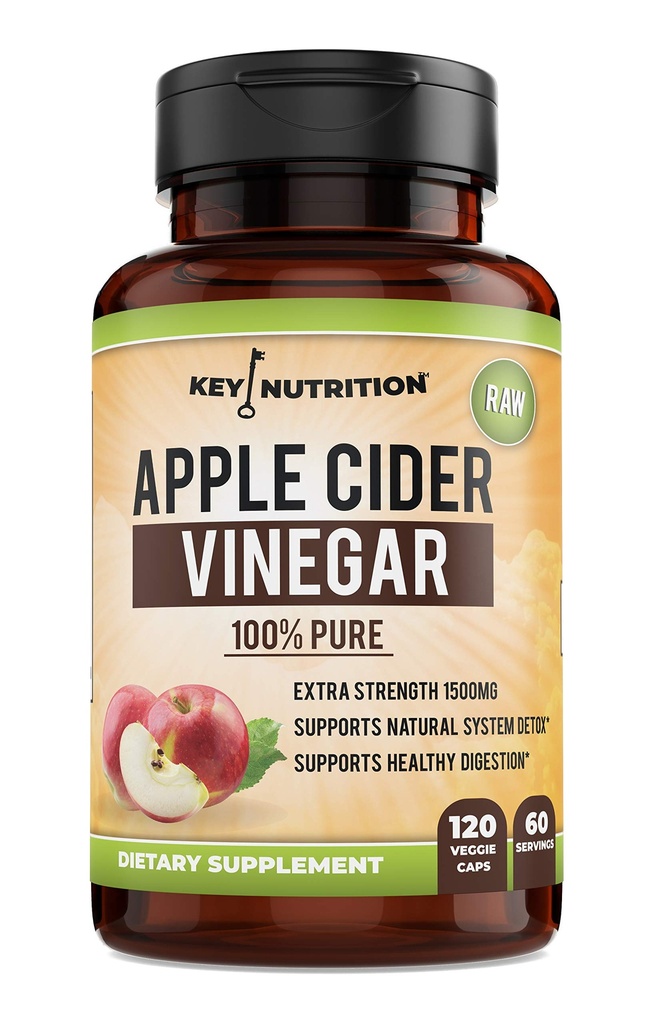 Ξίδι μηλίτη της Apple 1500mg, 100% Βιολογικό, Καθαρό & Ακατέργαστο - Υγιεινή Θήκη & Αποτοξίνωση Υποστήριξη - 60 ημέρες προσφοράς