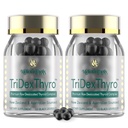 Συμπλήρωμα Θυρεοειδούς – TriDexThyroTM Ακατέργαστο Αποξηραμένο Θυρεοειδές Σύμπλεγμα 375 mg με Βοοειδή, Χοίροι και Ωοειδή –120 Κάψουλες για Γυναίκες και Άνδρες( 2 Pack)