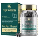 Συμπλήρωμα Θυρεοειδούς – TriDexThyroTM Ακατέργαστο Αποξηραμένο Θυρεοειδές Σύμπλεγμα 375 mg με Βοοειδή, Χοίροι και Ωοειδή –120 Κάψουλες για Γυναίκες και Άνδρες(1 Συσκευασία)
