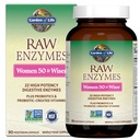 Garden of Life 22 Digestive Enzymes for Women 50 & Over with Bromelain, Papain & Lactase plus Probiotics & Vitamins B12, Biotin & Zinc – RAW Enzymes – Μη Γλουτένη, Χωρίς, Χορτοφαγικά, 90 κάψουλες