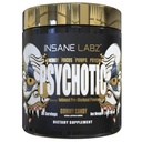 Insane Labz Psychotic Gold, Υψηλής διεγερτικής πριν από την προπόνηση σκόνη, Extreme Lasting Energy Focus, Αντλίες και αντοχή με Beta Alanine, DMAE Bitartrate, NO Booster (35 εξυπηρετούν, Gummy Candy)