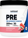 Nutricost Pre-Wortout Powder (Watermelon Candy) 30 Σερβιέτες - GMO-free, χωρίς γλουτένη, χορτοφάγοι
