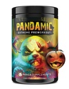 Underground Bio LabsTM Panda Supps - Pandamic Extreme Pre-Workout V2: Εστίαση, αντλία και ενέργεια για άνδρες και γυναίκες (25 εξυπηρετούν) (Peach Gummy Rings)