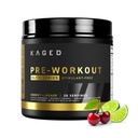 Kaged Pre Workout Elite Stim Free Powder | Cherry Limeade | Creatine, Beta Alanine, L-Citrulline | No Caffeine | 20 Servings