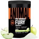 Animal Fury Pre Workout Powder - Green Apple, 350mg καφεΐνη, BCAA Amino Acids, 2g Beta Alanine, Κιτρουλίνη & Τυροζίνη, Ενέργεια, Εστίαση, δύναμη, αντοχή, προεργασία για άνδρες και γυναίκες, 30 Υπηρεσίες