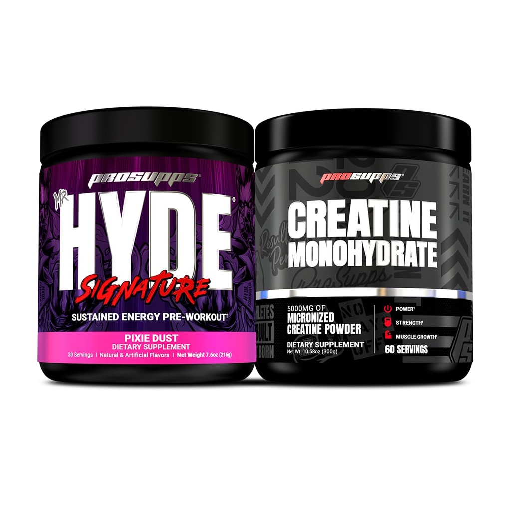 PROSUPPS Hyde Signature Παρατεταμένη Προπόνηση, Pixie Dust and Createine 300 Bundle