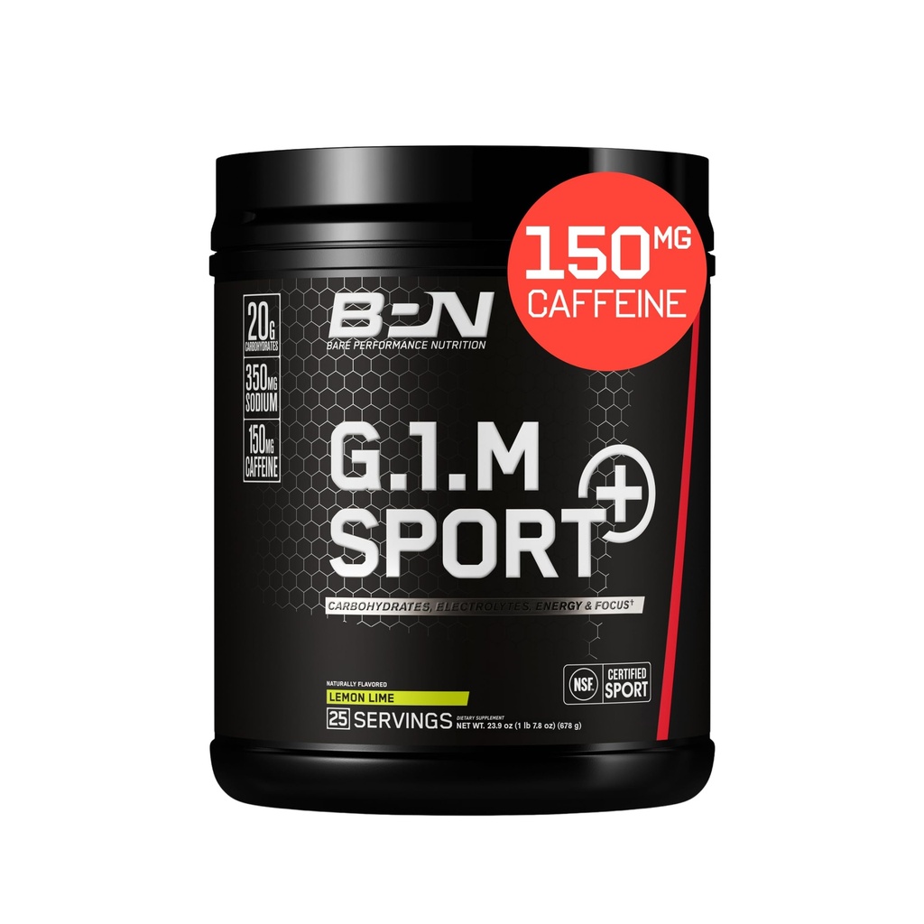 BARE PERFORMANCE NUTRITION G.1.M Sport+ Endurance Pre-Workout – Λεμόνι 