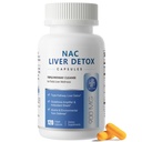 Συμπλήρωμα NAC 900 mg – Liver Cleanse Detox & Repair, Antioxidant & Cellular Health, Alcohol Defense Support – N-Acetyl Cysteine Capses with Milk Thistle, Turmeric, Dandelion & Artichoke – 120 Count