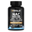 XGold Health NAC 1000 mg με Quercetin 95%, Bromelain, Ψευδάργυρος, Βιταμίνη C, D3 & K2 ανοσοποιητική υποστήριξη & αντιοξειδωτικό συμπλήρωμα Advanced Defense Blend 90 Veggie Κάψουλες